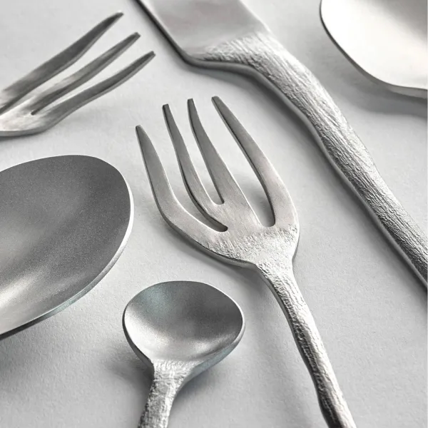 Dessert Fork Flora Vulgaris Stainless Steel Base by Roos Van de Velde