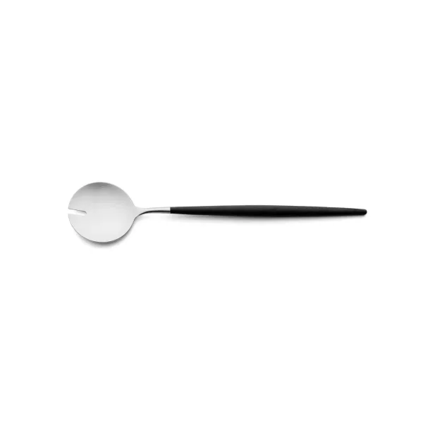 Goa Black 75-Piece Stainless Steel and Resin Cutlery Set by Cutipol