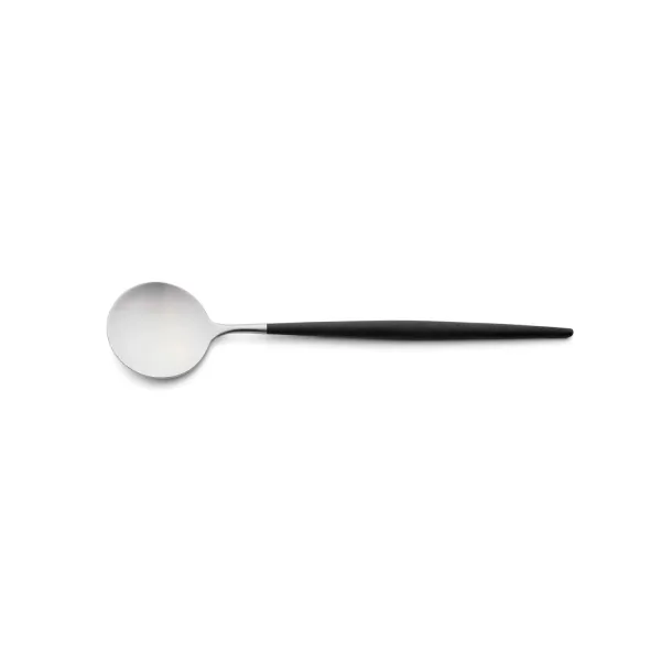 Goa Black 75-Piece Stainless Steel and Resin Cutlery Set by Cutipol