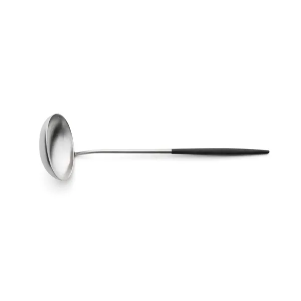 Goa Black 75-Piece Stainless Steel and Resin Cutlery Set by Cutipol