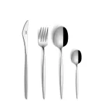 Cosmos 24-piece polished stainless steel cutlery set by Dalper