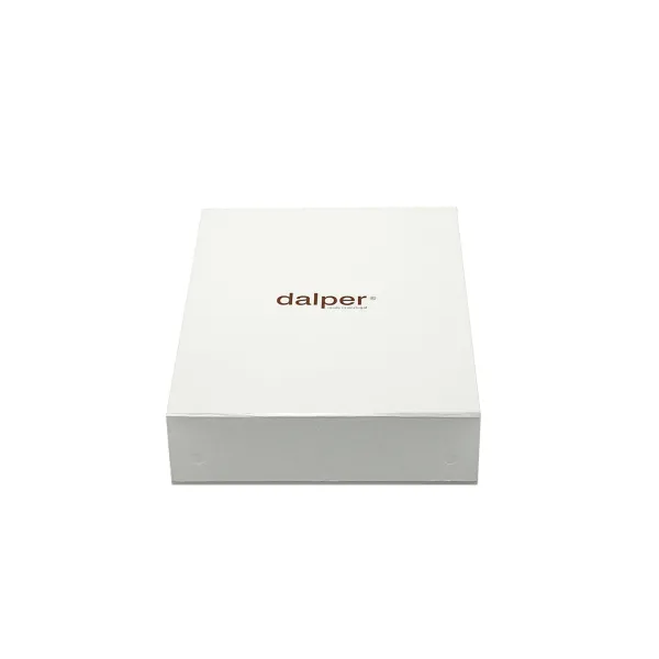 Packaging box for 24-piece set mixed wood and cardboard White Dalper