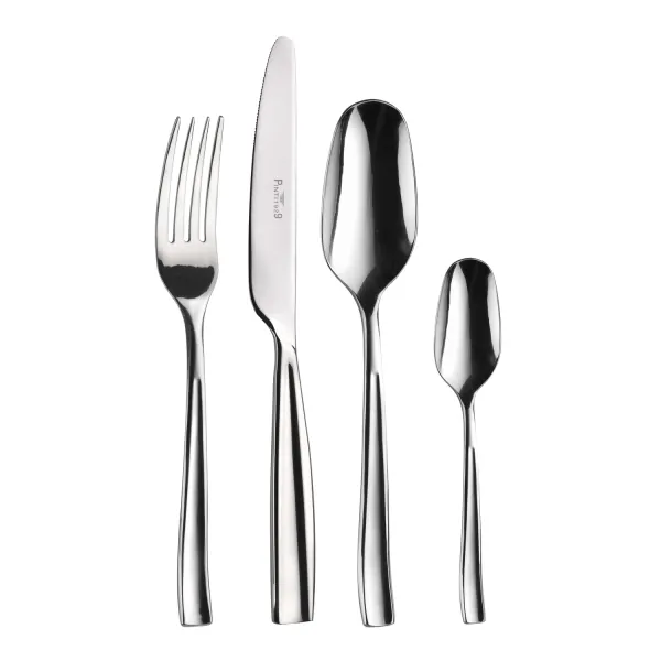Infinito 24-Piece Polished Stainless Steel Cutlery Set by Pintinox