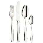 Ritz 24-Piece Polished Stainless Steel Cutlery Set by Pintinox