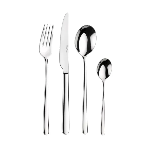 Sky 24-Piece Polished Stainless Steel Cutlery Set by Pintinox