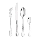 Byron 24-Piece Polished Steel Cutlery Set by Pintinox