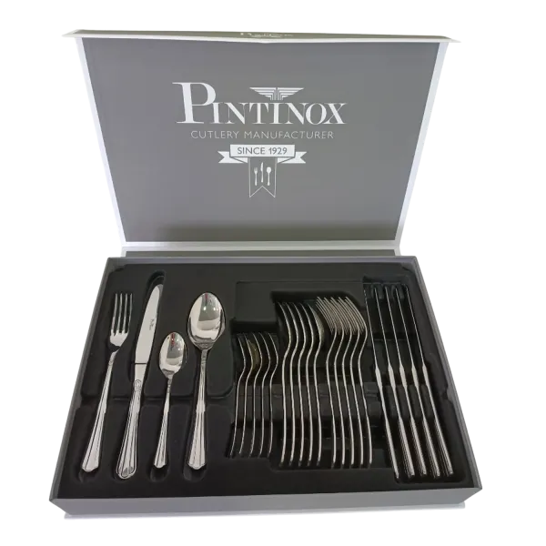 Iride cardboard box for a set of 24 Pintinox cutlery items