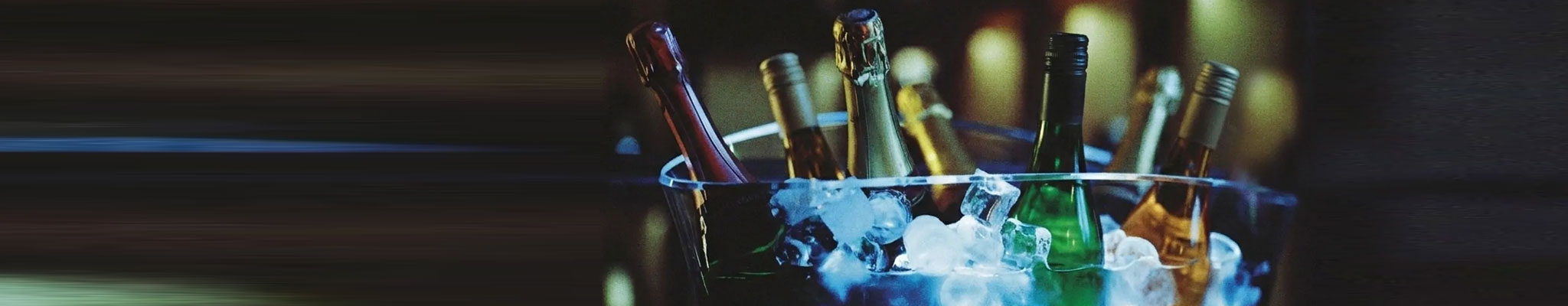 Ice bucket and bottle racks