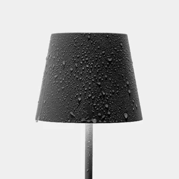 Poldina Bianca lampada da tavolo portatile ricaricabile a led