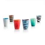 Mares Tumbler MIX1 Set of 6 Handmade Colored Tumblers