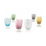 Vertigo Tumbler Italesse 6-piece colorful set