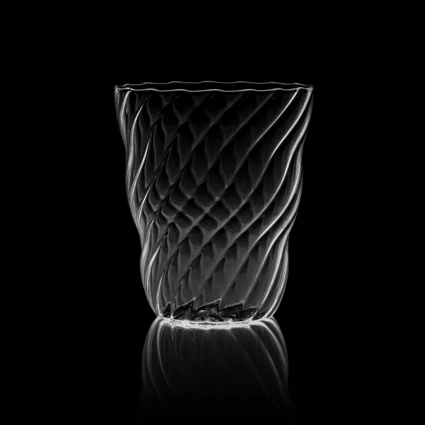 Twist Tumbler Clear Set 6 Glasses Italesse