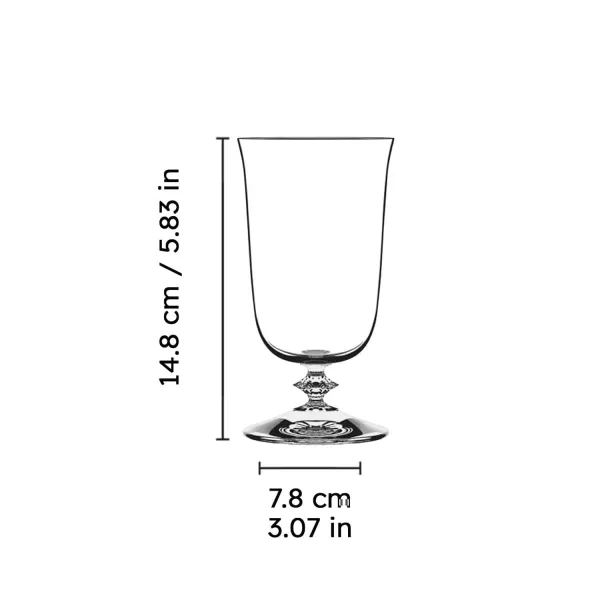 Wormwood Alto Ball crystal glass cocktail glass 310cc Italesse