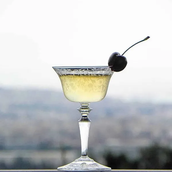 Wormwood Presidente bicchiere da cocktail decorato da 135cc Italesse