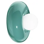 Bumbum turquoise wall sconce by Ferroluce