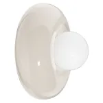 Bumbum cream wall sconce by Ferroluce