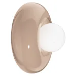 Bumbum sand gray wall sconce by Ferroluce