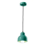 Berimbau large turquoise pendant lamp by Ferroluce