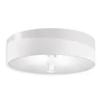 White ceramic ceiling lamp Pi by Ferroluce