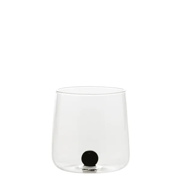 Bilia Tumbler con bilia nera Set 6 Bicchieri by Zafferano