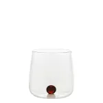 Tumbler ball with amber ball Set of 6 Glasses by Zafferano