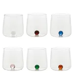 Bilia Tumbler con bilie di colori assortiti Set 6 Bicchieri by Zafferano