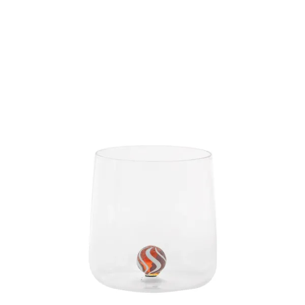 Bilia Candy Tumbler con sfera ambra Set 4 Bicchieri by Zafferano