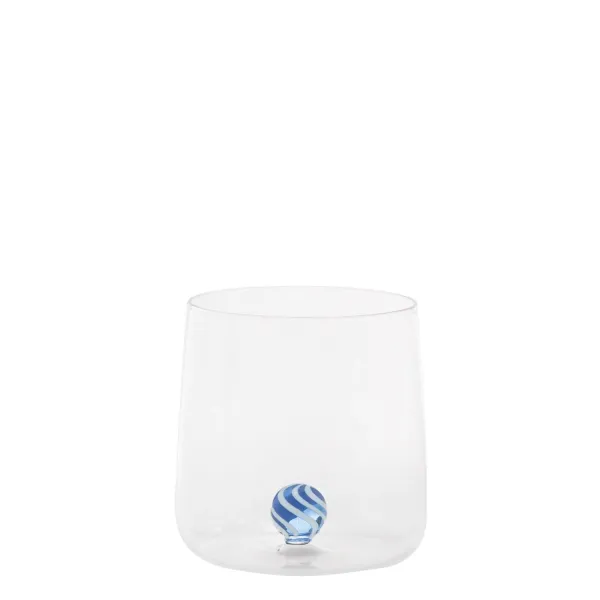Bilia Candy Tumbler con sfera blu Set 4 Bicchieri by Zafferano