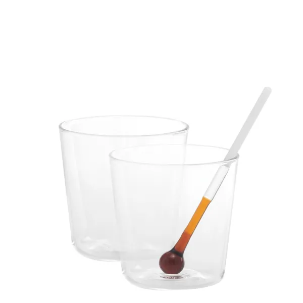 Spritzometro 2 Tumblers in vetro con misurino by Zafferano