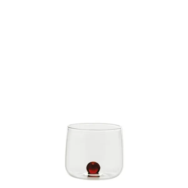 Junior Tumbler Ball with Amber Ball Set of 6 Glasses by Zafferano