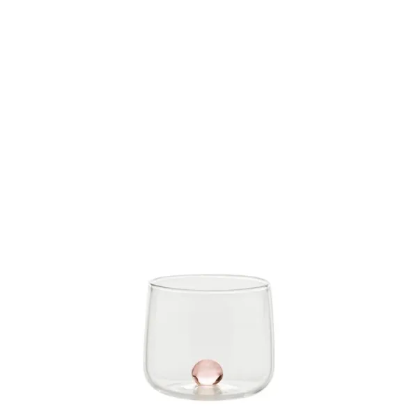 Tumbler Junior Ball with Pink Ball Set of 6 Glasses by Zafferano
