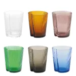 Handy Tumbler Set of 6 Assorted Colour Glasses by Zafferano
