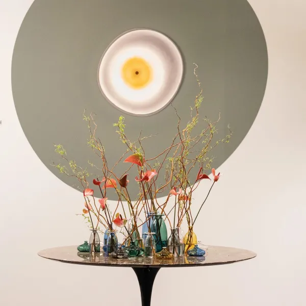 Un fiore Vaso 22 cl grigio by Zafferano