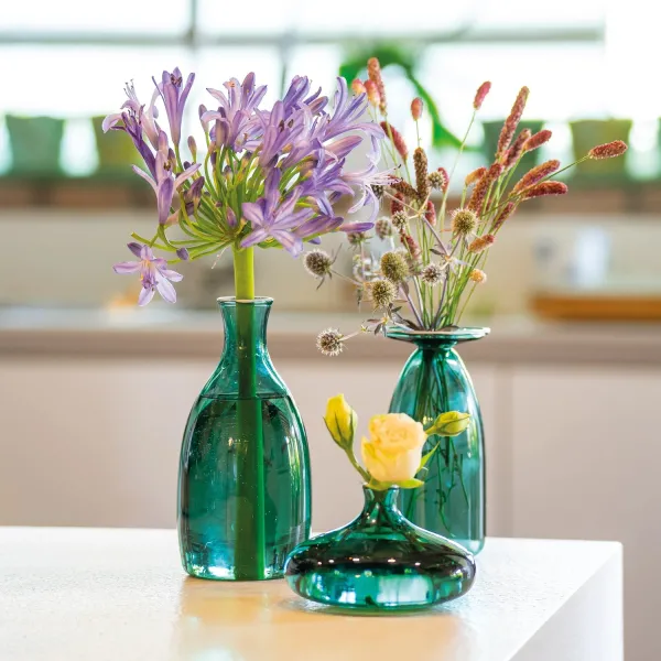 A flower Vase 22 cl lake green by Zafferano