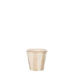 Lido Glasses with white stripes and sand Set 6 by Zafferano