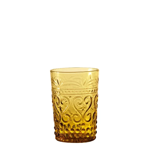 Provenzale Amber-Colored Tumbler Set of 6 Glasses by Zafferano