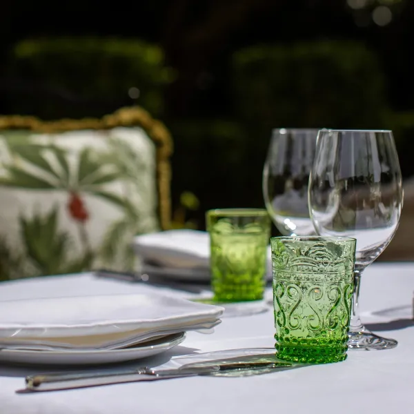Provenzale Green Tumbler Set of 6 Glasses by Zafferano