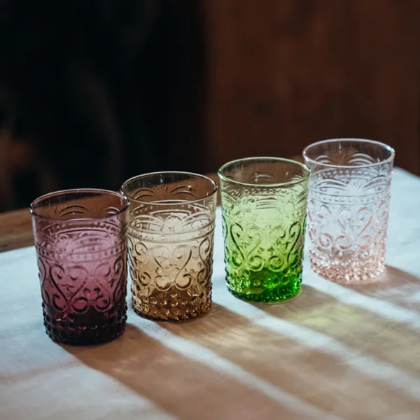 Provenzale Green Tumbler Set of 6 Glasses by Zafferano