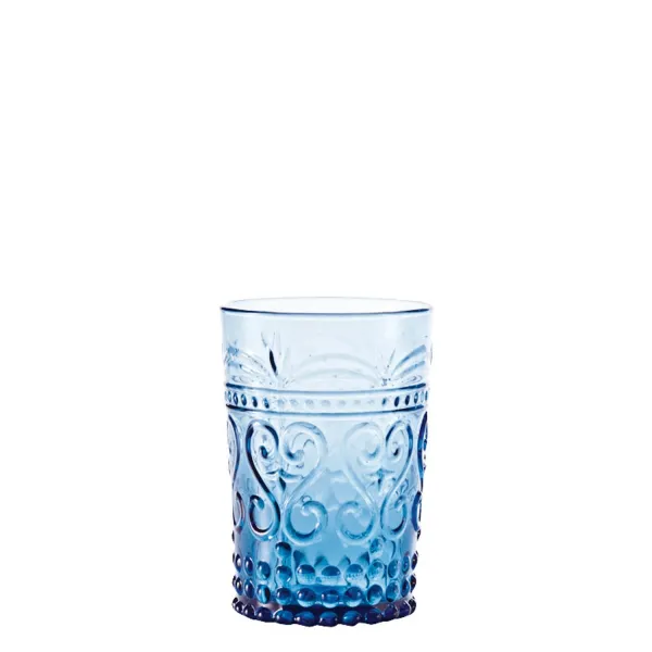 Provenzale Turquoise Tumbler Set of 6 Glasses by Zafferano