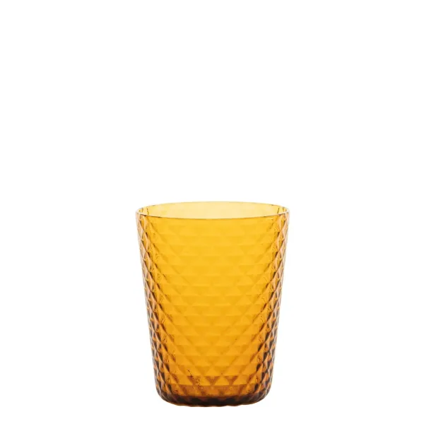 Isolano Amber Tumbler Set of 6 Glasses by Zafferano