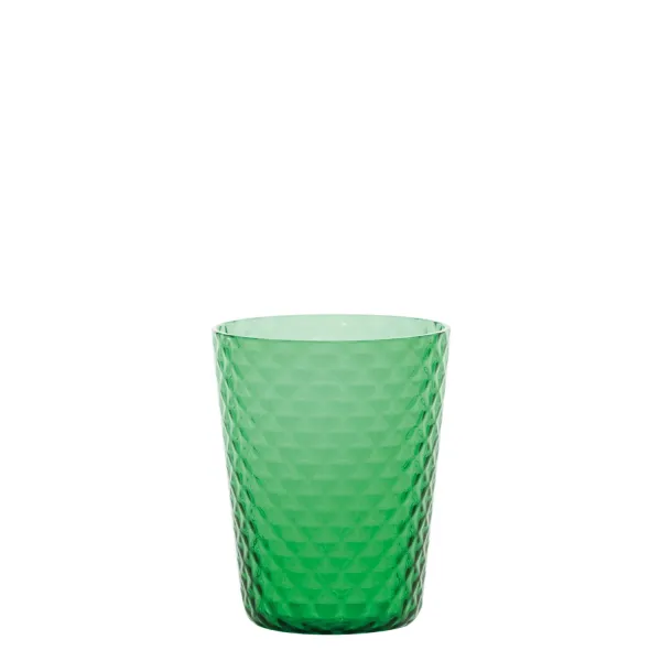 Isolano Green Tumbler Set of 6 Glasses by Zafferano