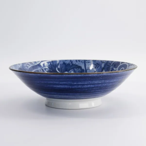 Yakuza Tiger Bowls in porcellana blu e bianca by Tokyo Studio