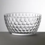 25.5cm transparent acrylic salad bowl, ‘Lente’, by Mario Luca Giusti