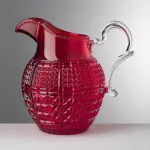 Halina 1.6-litre red acrylic jug by Mario Luca Giusti