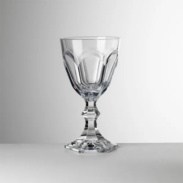 Set of 6 clear acrylic water glasses, ‘Dolce Vita’ by Mario Luca Giusti