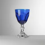 Set of 6 blue acrylic water glasses, ‘Dolce Vita’ by Mario Luca Giusti