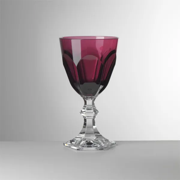 Set of 6 ‘Acqua Rubino’ acrylic glasses from the ‘Dolce Vita’ collection by Mario Luca Giusti