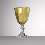 Set of 6 gold acrylic water glasses, ‘Dolce Vita’ by Mario Luca Giusti
