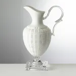 1.5-litre white enamelled acrylic jug, ‘Imperial’ by Mario Luca Giusti