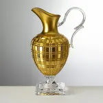 1.5-litre gold acrylic jug, ‘Imperial’ by Mario Luca Giusti
